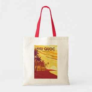 Phu Quoc Insel Vietnam Reise Kunst Vintage Tragetasche