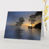 Phu Quoc Island, Vietnam Karte (Gelbe Blume)