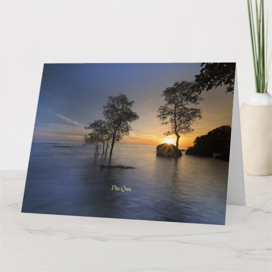 Phu Quoc Island, Vietnam Karte (Vorderseite)