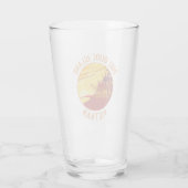 Phu Quoc Island Vietnam Retro Distressed Circle Glas (Rückseite)