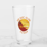 Phu Quoc Island Vietnam Retro Distressed Circle