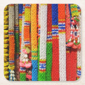 Phuang Maalai - Thai Floral Garland Rechteckiger Pappuntersetzer (Vorderseite)