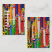 Phuang Maalai - Thai Floral Garland Visitenkarte (Vorne/Hinten)