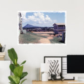 PhuCat AFB Vietnam 1968 Print Poster (Heimbüro)