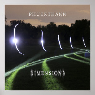 Phuerthann "Dimensions" Offizielles Album Art Post Poster