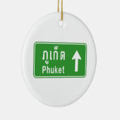 Phuket Ahead ⚠ Thai Highway Traffic ⚠ Keramikornament (Rechts)