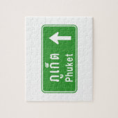 Phuket Ahead ⚠ Thai Highway Traffic ⚠ Puzzle (Vertikal)