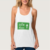 Phuket Ahead ⚠ Thai Highway Traffic ⚠ Tank Top (Vorderseite)