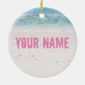 Phuket Beach Thailand Souvenir Keramik Ornament (Hinten)