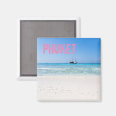 Phuket Beach Thailand Souvenir Magnet (Vorderseite/Rückseite)