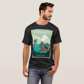 Phuket Longtail-Boot Thailand Insel Samui Souvenir T-Shirt (Vorne ganz)