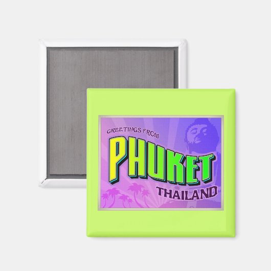 PHUKET MAGNET (Vorderseite/Rückseite)