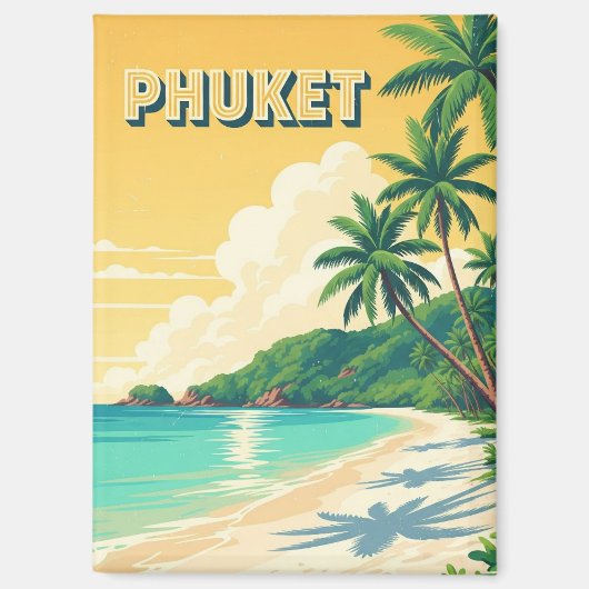 Phuket Patong Beach Thailand Travel Magnet (Vorderseite)