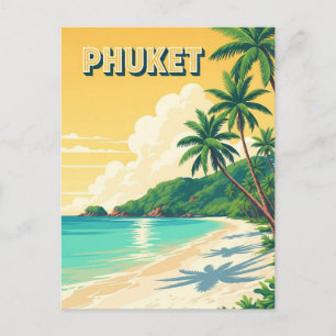 Phuket Patong Strand Thailand Reise Postkarte