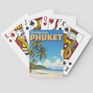 Phuket Patong Strand Thailand Reise Spielkarten