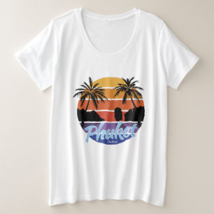 Phuket Plus Size T - Shirt, Phuket Thailand Women' Große Größe T-Shirt
