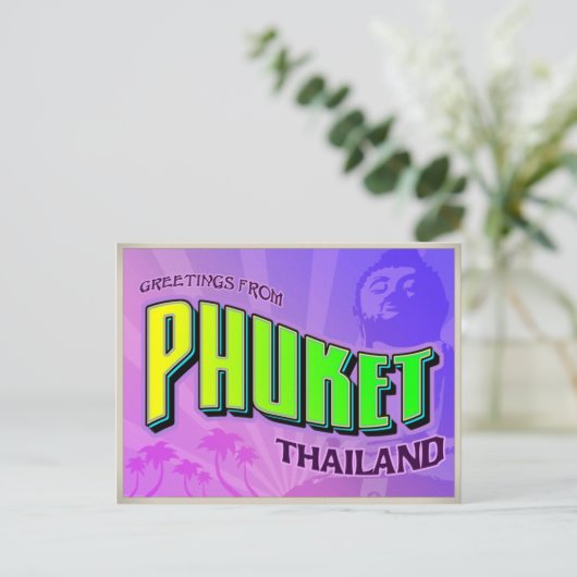 PHUKET POSTKARTE (Stehend Vorderseite)