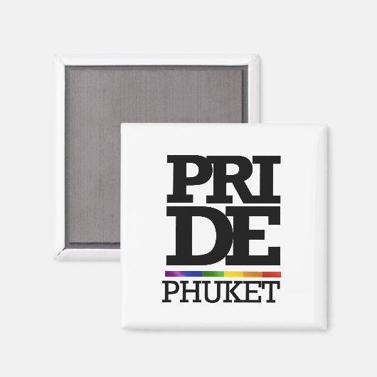 PHUKET PRIDE -.png Magnet (Vorderseite/Rückseite)
