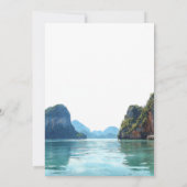 Phuket Thailand Aquarell Ziel Hochzeit Save The Date (Rückseite)