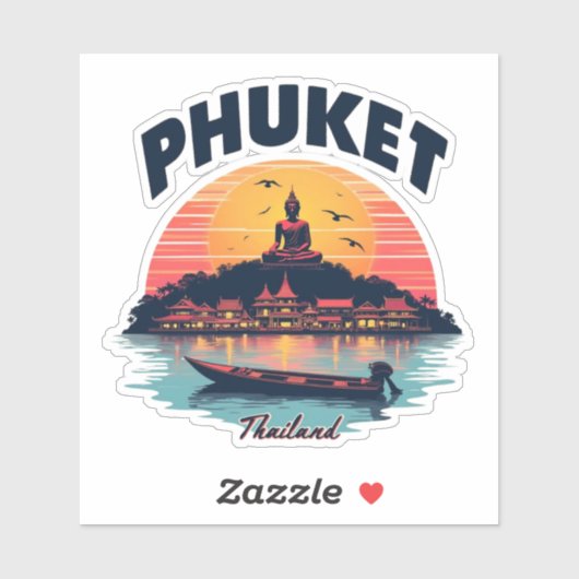 Phuket Thailand Aufkleber (Blatt)