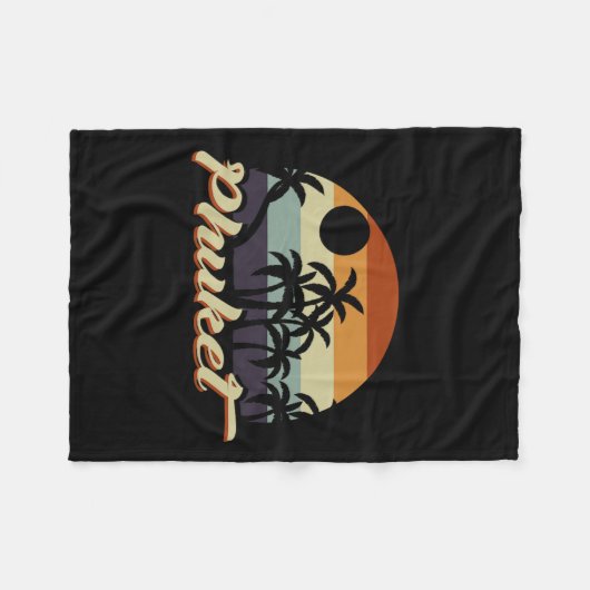 Phuket Thailand Fleecedecke (Vorderseite (Horizontal))