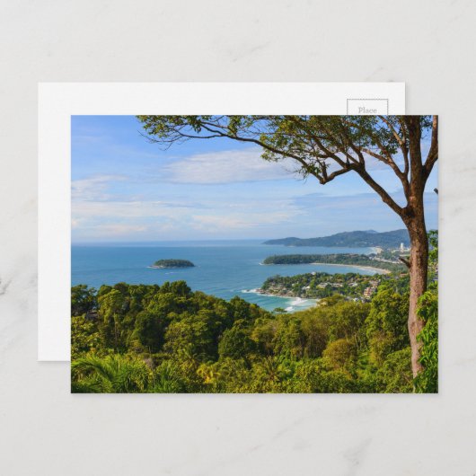 Phuket Thailand - Kata Beach Postkarte (Vorne/Hinten)