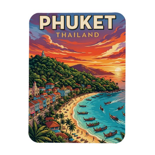 Phuket Thailand Magnet (Vertikal)
