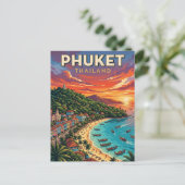 Phuket Thailand Postkarte (Stehend Vorderseite)