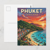 Phuket Thailand Postkarte (Vorne/Hinten)