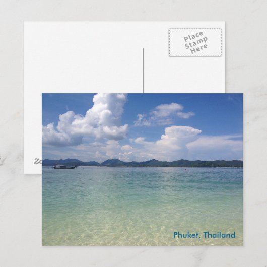 Phuket, Thailand Postkarte (Vorne/Hinten)