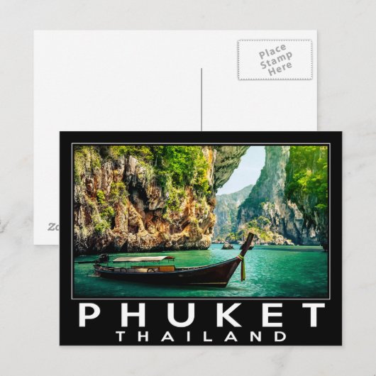 Phuket Thailand Postkarte (Vorne/Hinten)