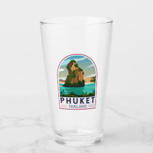 Phuket Thailand Retro Glas