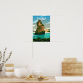Phuket Thailand Retro Poster (Küche)