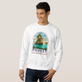 Phuket Thailand Retro Sweatshirt (Vorne ganz)