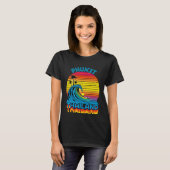 Phuket Thailand Retro Throwback Surf & Beach Souve T-Shirt (Vorne ganz)