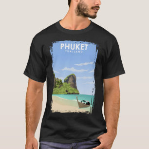 Phuket Thailand Travel Poster T-Shirt