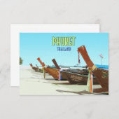 Phuket Thailand Tropical Beach Vintag (Vorne/Hinten)