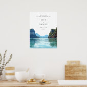 Phuket Thailand Wedding Welcome Sign Poster (Küche)