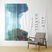 Phuket Tropical Wedding Photo Backdrop Wandteppich (Beispiel (Horizontal))