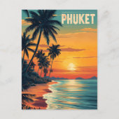 Phuket Vintag Postkarte (Vorderseite)