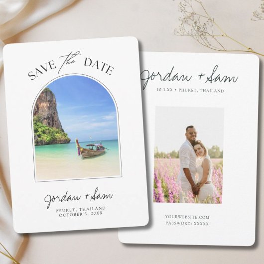 Phuket Wedding Thailand Save the Date Einladung