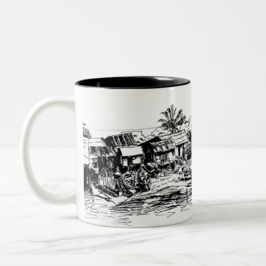 Phuket Zweifarbige Tasse (Links)