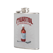 Phukitol - lustige Frustrationsmedizin Flachmann (Links)