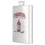 Phukitol - lustige Frustrationsmedizin Flachmann (Links)