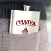Phukitol - lustige Frustrationsmedizin Flachmann (Beispiel)