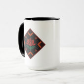 Phulkari-Blumen-Tasse Tasse (Vorderseite Links)