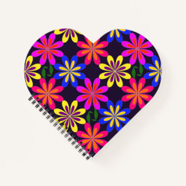 Phunktanicals by Mimma Heart Shaped Notebook Notizblock