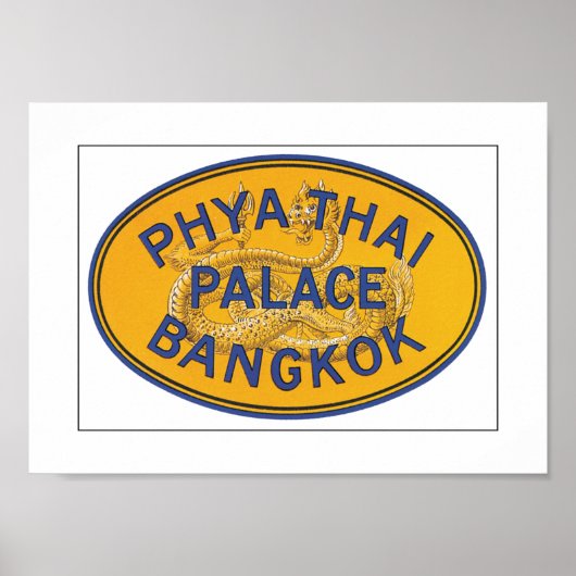 Phya Thai Palace Bangkok (Leinwand) Poster (Vorne)