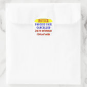 PHYCHIC FAIR RUNDER AUFKLEBER (Tasche)