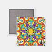 Phyletic Kaleidoskop Magnet (Vorderseite/Rückseite)
